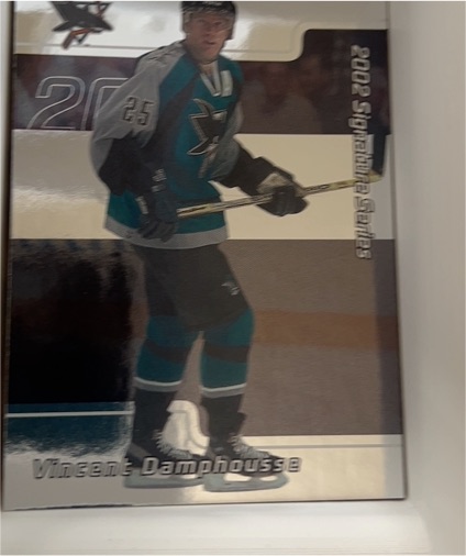 2002-03 Upper Deck #391 Vincent Damphousse San Jose Sharks — front