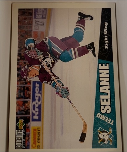 1996 Upper Deck Collector's Choice #2 Teemu Selanne — front