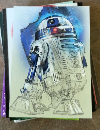 2017 Topps Journey To Star Wars The Last Jedi #7 R2-D2 — front