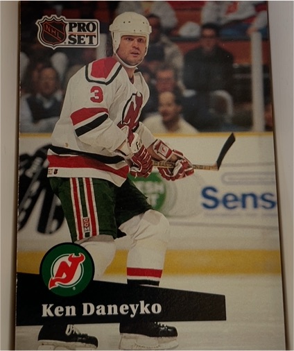 1991 Pro Set #139 Ken Daneyko — front
