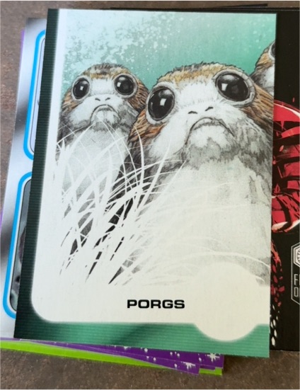 2017 Topps Star Wars Journey to The Last Jedi #6 Porgs — front