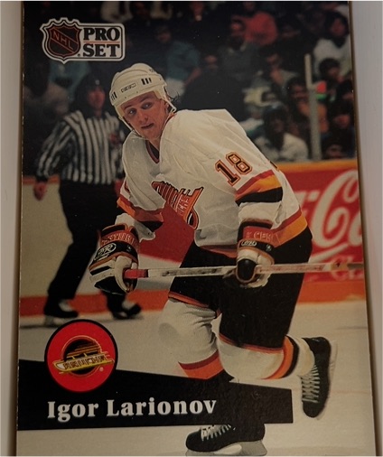 1991-92 Pro Set #246 Igor Larionov — front