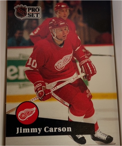 1991 Pro Set #55 Jimmy Carson — front