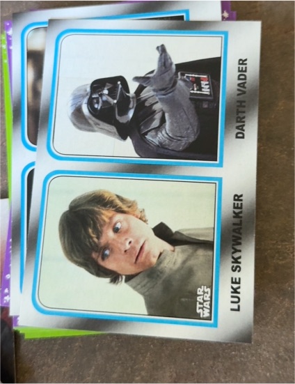 2017 Topps Star Wars Journey to The Last Jedi #5 Luke Skywalker/Darth Vader — front