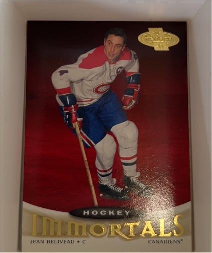 2000-01 Upper Deck Heroes #130 Jean Beliveau — front
