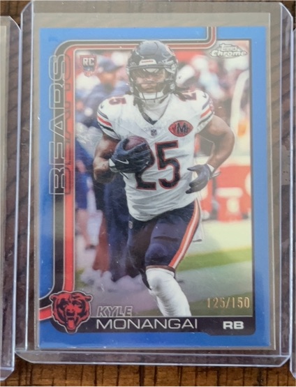 2025 Topps Chrome #382 Kyle Monangai — front