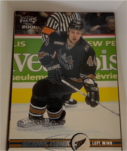 2001 Pacific #44 Richard Zednik — front