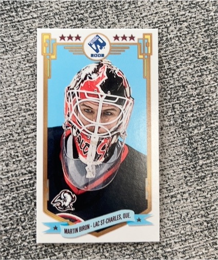 2001-02 Pacific Private Stock PS-2002 Mini #8 Martin Biron — front