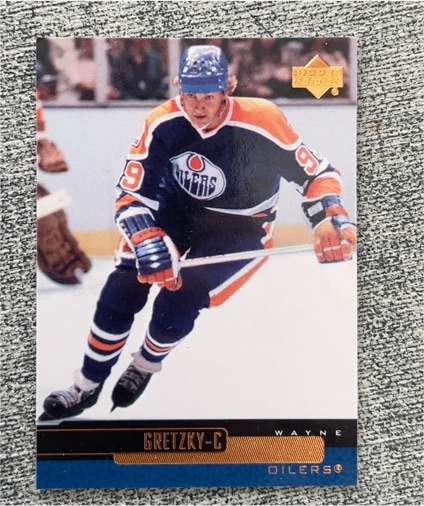 1999-00 Upper Deck #3 Wayne Gretzky Edmonton Oilers — front