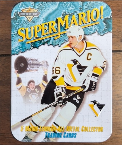 1996 Metallic Impressions #5 Mario Lemieux — front