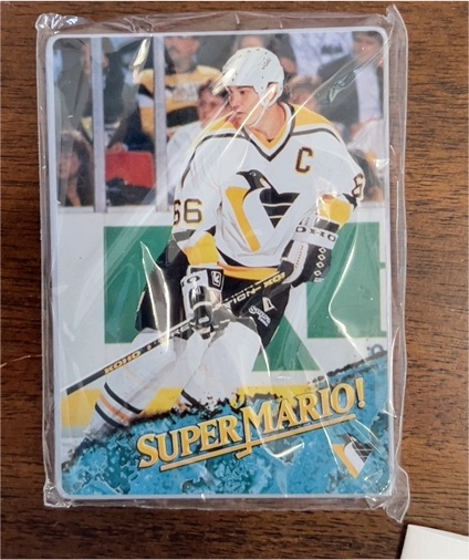 1996 Metallic Impressions Super Mario! #3 Mario Lemieux — front