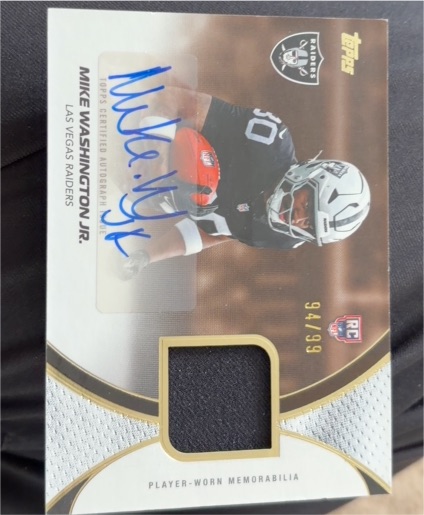 2026 Topps Flagship #94 Mike Washington Jr. — front