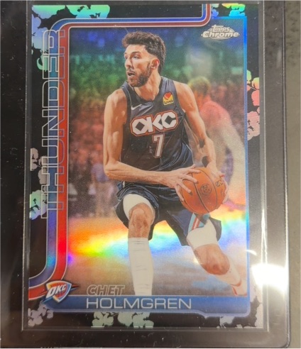 2025-26 Topps Chrome Update #31 Chet Holmgren — front