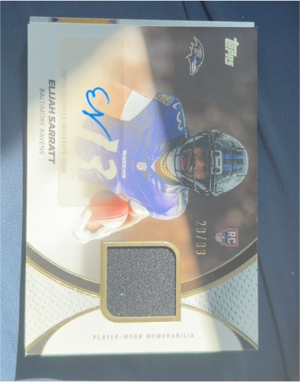 2026 Topps Flagship Football #RMC-ES Elijah Sarratt — front