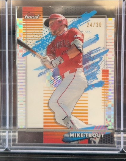 2026 Topps Finest #114 Mike Trout — front