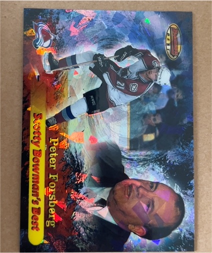 1998-99 Bowman's Best #SB8 Peter Forsberg — front