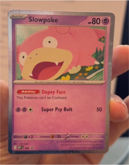 2023 Pokemon TCG Promo #086 Slowpoke — front