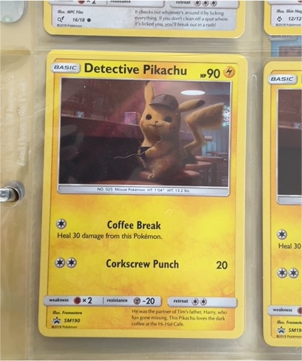 2019 Pokémon SM190 Detective Pikachu — front
