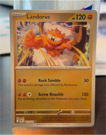 2020 Pokémon #041/088 Landorus — front
