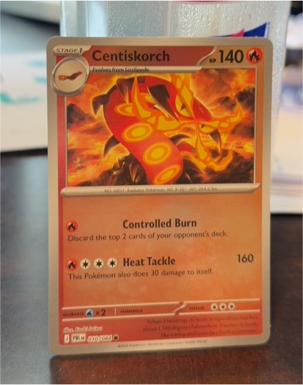 2020 Pokémon #010 Centiskorch — front