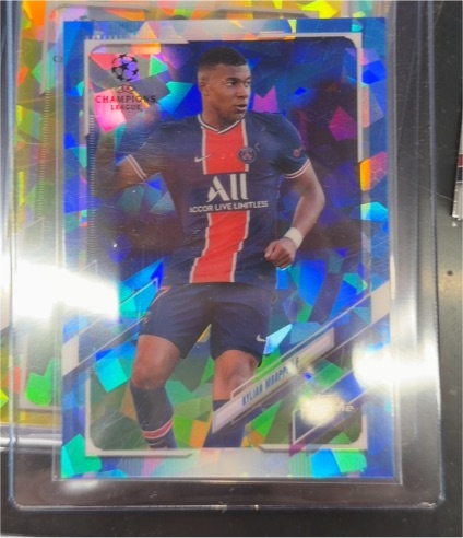 2020-21 Topps Chrome UEFA Champions League #95 Kylian Mbappé — front