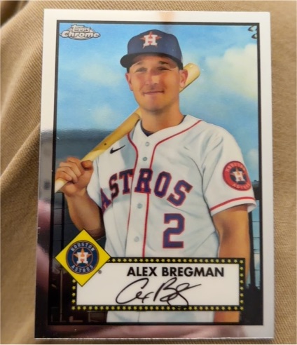 2021 Topps Chrome Platinum Anniversary #167 Alex Bregman — front