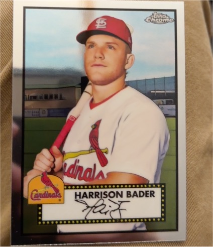 2021 Topps Chrome Platinum Anniversary #278 Harrison Bader — front