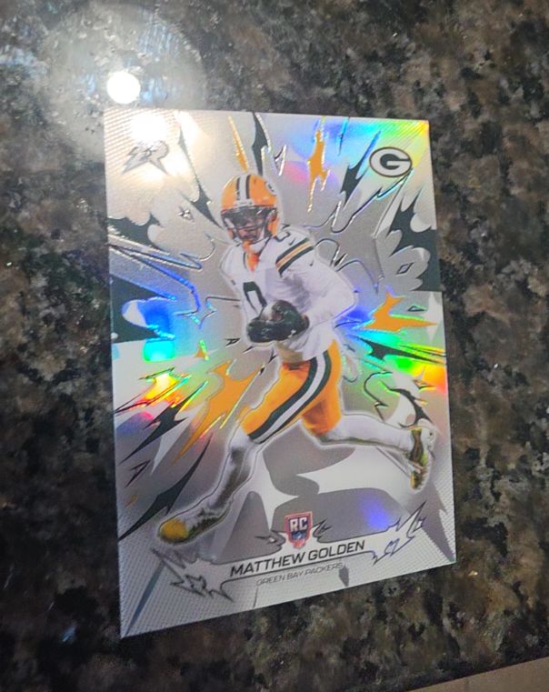 2024 Topps #133 Matthew Golden Rookie Refractor — front