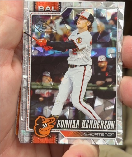 2026 Topps Series 1 #46 Gunnar Henderson Diamante Foil — front