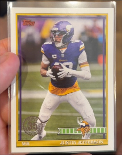 2026 Topps Flagship #91TF-38 Justin Jefferson — front