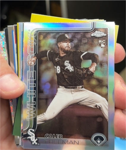 2025 Topps Chrome Update #USC124 Caleb Freeman — front