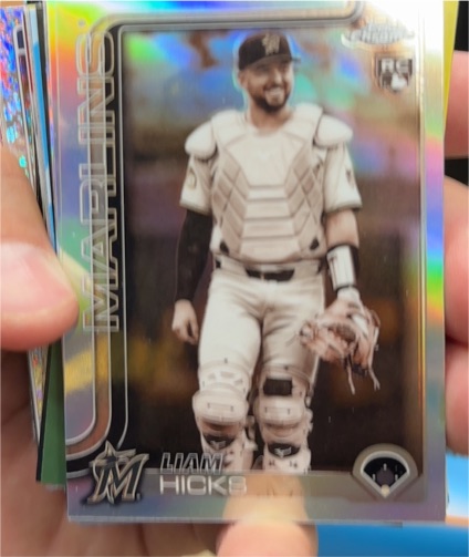 2025 Topps Chrome Update Series #USC86 Liam Hicks — front
