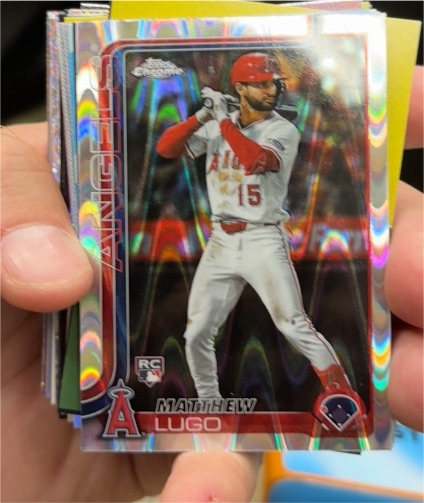 2025 Topps Chrome Update #USC166 Matthew Lugo — front