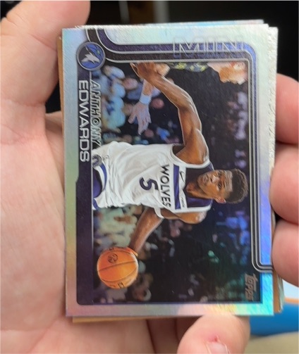 2025-26 Topps #108 Anthony Edwards — front