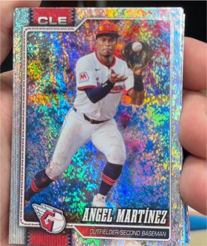 2026 Topps Series 1 #244 Angel Martínez — front