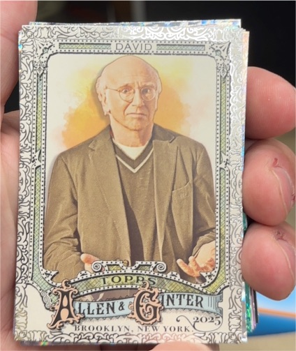 2025 Topps Allen & Ginter #184 Larry David — front