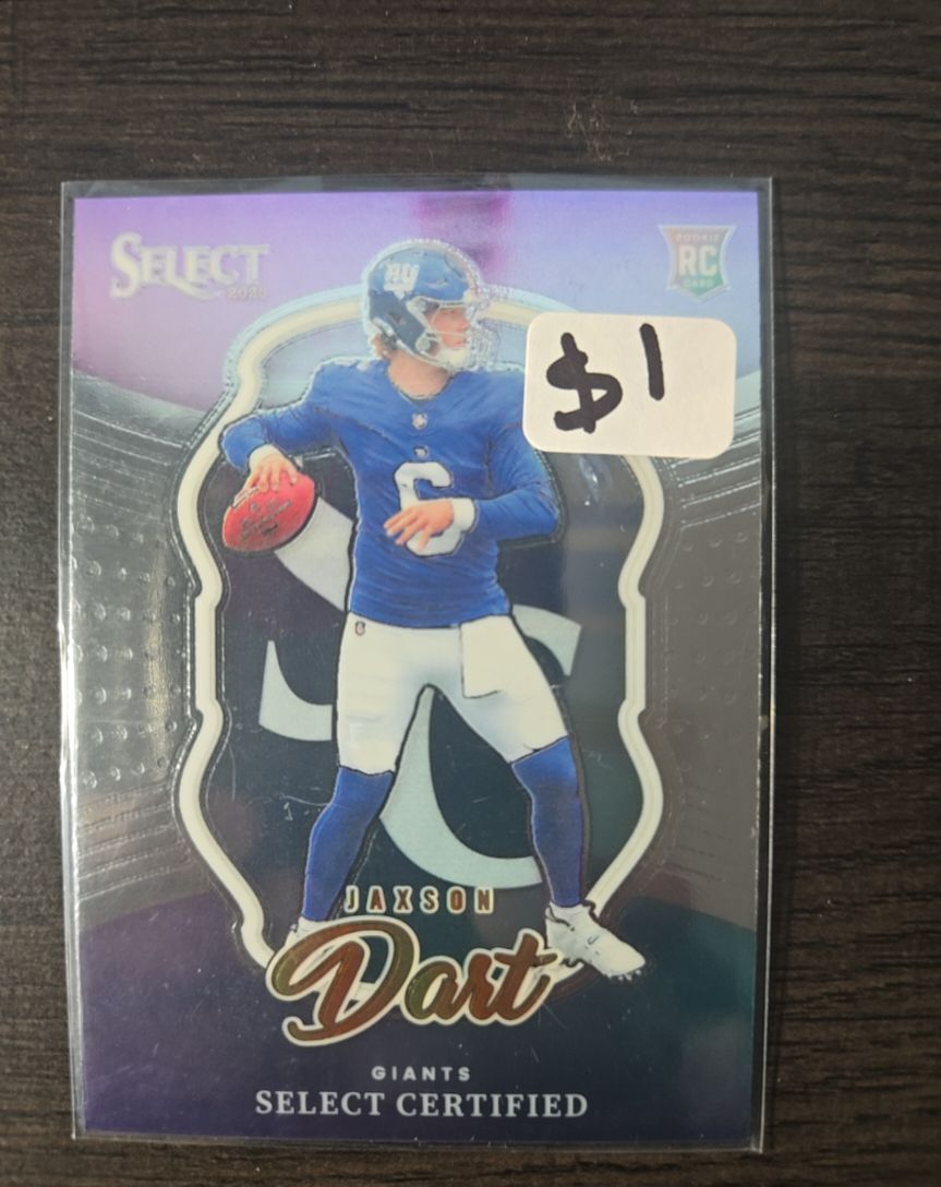 2025 Panini Select #17 Jaxson Dart Select Certified Rookies — front