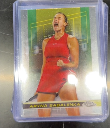 2024 Topps Chrome Tennis #21 Aryna Sabalenka — front