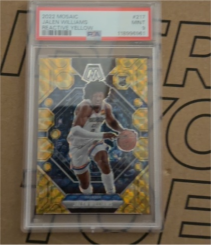 2022-23 Panini Mosaic #217 Jalen Williams — front