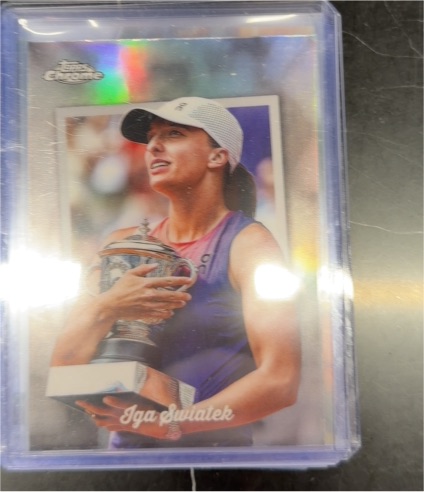 2025 Topps Chrome Tennis #CTD-6 Iga Swiatek — front