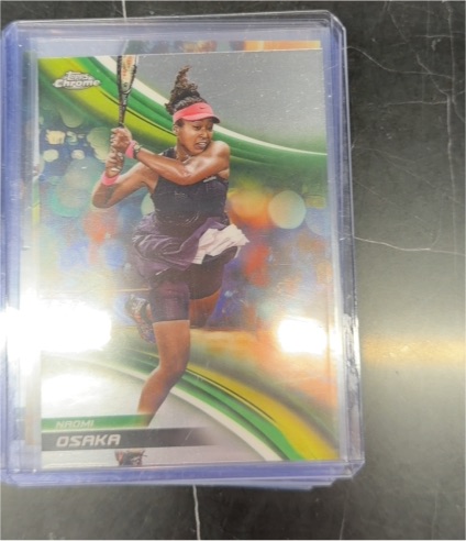 2025 Topps Chrome Tennis #80 Naomi Osaka — front