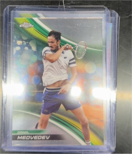 2025 Topps Chrome Tennis #3 Daniil Medvedev — front