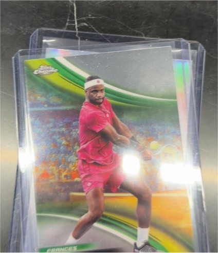 2025 Topps Chrome Tennis #22 Frances Tiafoe — front
