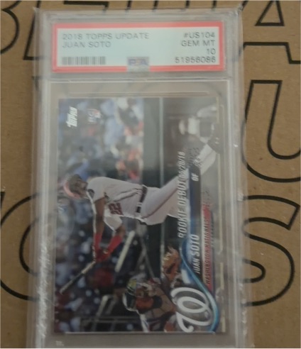 2018 Topps Update #US104 Juan Soto — front