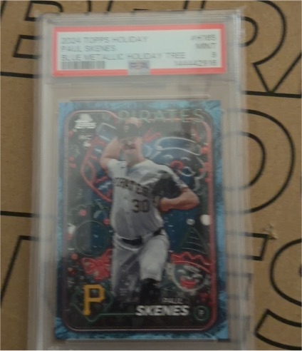 2024 Topps Holiday #H165 Paul Skenes — front