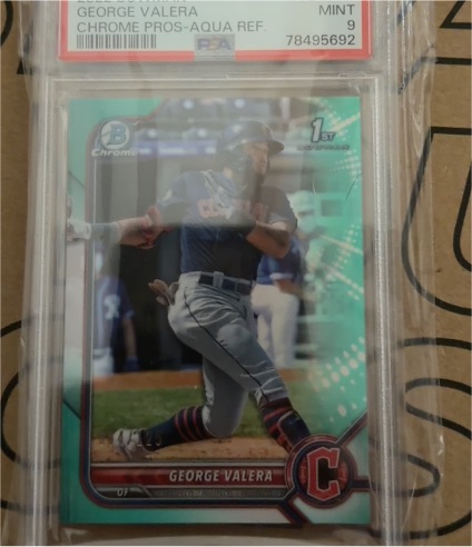 2022 Bowman Chrome #BCP-22 George Valera — front