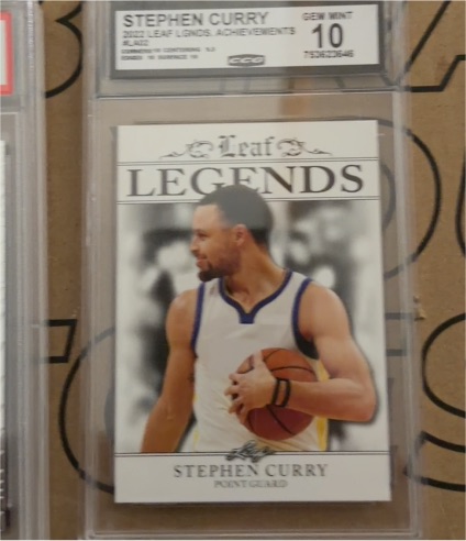 2022 Leaf Legends Achievement #LA-02 Stephen Curry — front