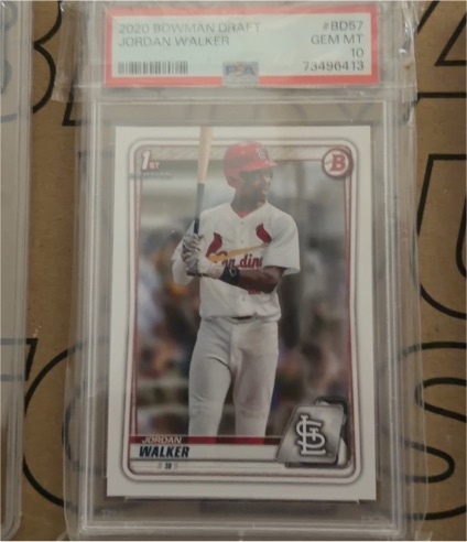 2020 Bowman Draft #BD57 Jordan Walker — front