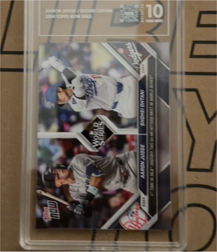 2024 Topps NOW #863 Aaron Judge / Shohei Ohtani — front