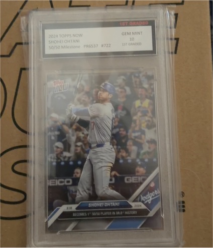 2024 Topps Now #722 Shohei Ohtani — front